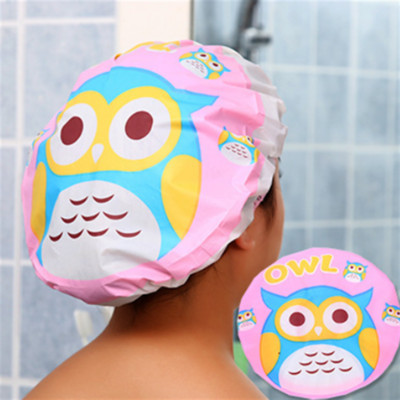 Karikatūra 1Gb Bieza ūdensnecaurlaidīga vannas cepure divslāņu dušas matu pārklājs bērniem bērniem piederumi dušas vāciņš vannas istabas piederumi