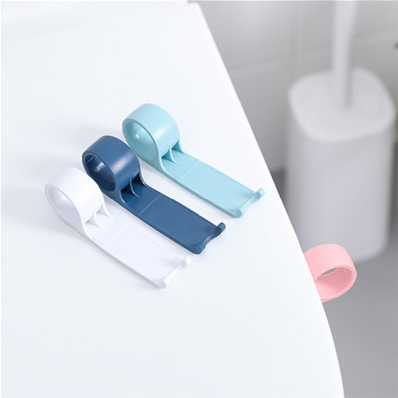 4 komada praktične ručke poklopca WC školjke Preklopna podizač poklopca WC sjedala Sanitarije Izbjegavajte dodirivanje uređaja za podizanje Kupaonski pribor