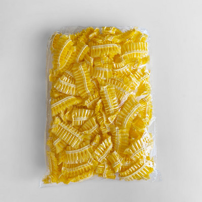 100 KOM. Velike kape za tuširanje za jednokratnu upotrebu Prozirne plastične debele vodootporne kape za kupanje za tretman kose Hotelsko putovanje Spa salon