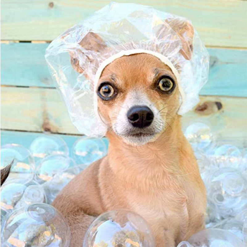 100 KOM. Velike kape za tuširanje za jednokratnu upotrebu Prozirne plastične debele vodootporne kape za kupanje za tretman kose Hotelsko putovanje Spa salon