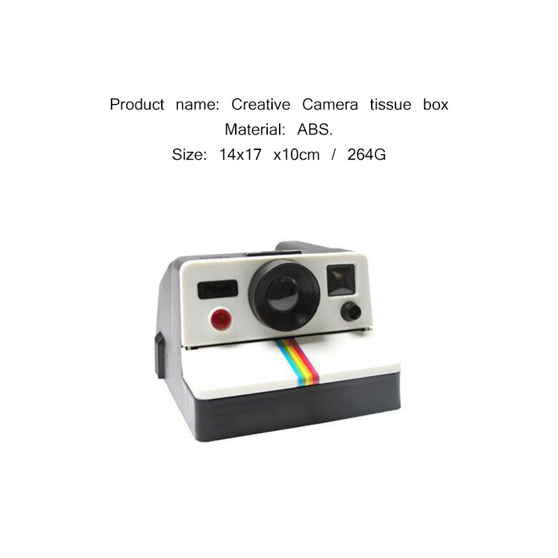 Radošs Retro kameras tualetes papīra turētājs jauks plastmasas ruļļa turētājs pie sienas stiprināms sanitāro salvešu kastītes vannas istabas piederumi