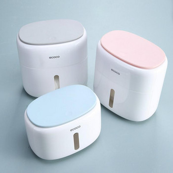 GURET Монтиран на стена водоустойчив държач за тоалетна хартия Рафт Многофункционална кутия за съхранение на тоалетна хартия Аксесоари за тоалетна баня