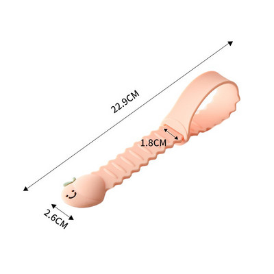 Jauks tualetes sēdekļa pacēlājs silikagela materiāls karikatūras augļa formas tualetes vāka pacēlājs, piesaites veids, pārnēsājams roktura sīkrīks mājām