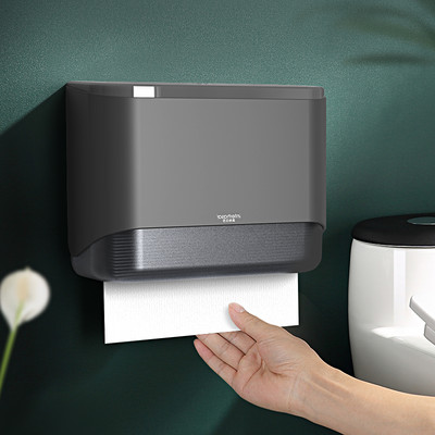 interhasa! Tissue Dispenser Punch Δωρεάν Επιτοίχιο Tissue Box Τουαλέτα Θήκη χαρτιού υγείας Δοχείο χαρτιού για μπάνιο