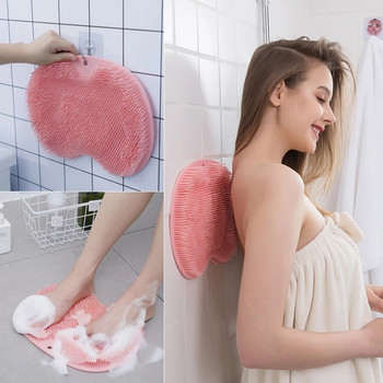 Απολεπιστικό μασάζ ντους Επιθέματα μασάζ ποδιών Βούρτσα απολέπισης Αντιολισθητική σιλικόνη Scrubber Peeling Artifact Αξεσουάρ μπάνιου