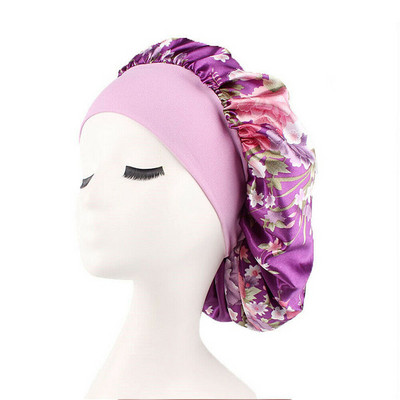 2022. g. jauns, moderns, jauns, elegants sieviešu zīda nakts miega vāciņš, matu pārsegs, galvas pārvalks, satīna, plati regulējama elastīgā lente