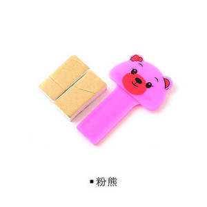 1 gab Cute Cartoon tualetes pārnēsājama tualetes vāka rokturis tualetes vāka pacelšanas instruments tualetes piederumi