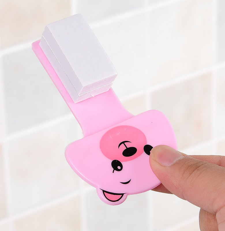 1 gab Cute Cartoon tualetes pārnēsājama tualetes vāka rokturis tualetes vāka pacelšanas instruments tualetes piederumi