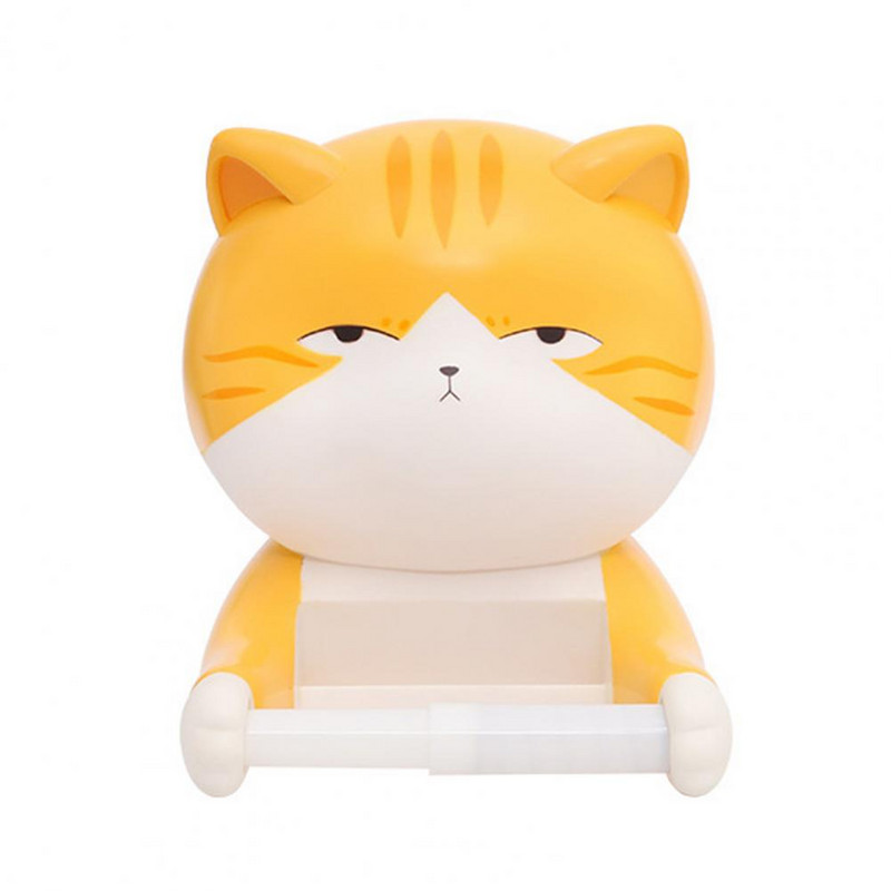 Držač za WC papirnate papirnate papirnate maramice Na zidu Slatka mačka PVC Kreativne role koje štede prostor Stalak za papirnate maramice Kućni dekor za kupaonski pribor