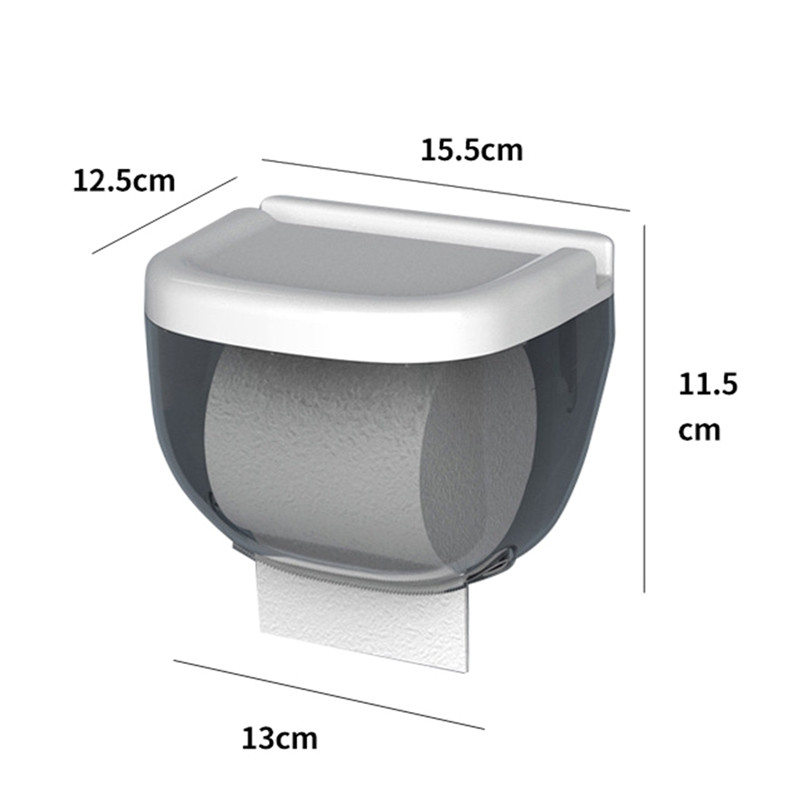 Držač toaletnog papira Vodootporna zidna ladica za toaletni papir Rola cijevi za papir Ladica za pohranu Kutija za maramice Polica Kupaonski proizvod