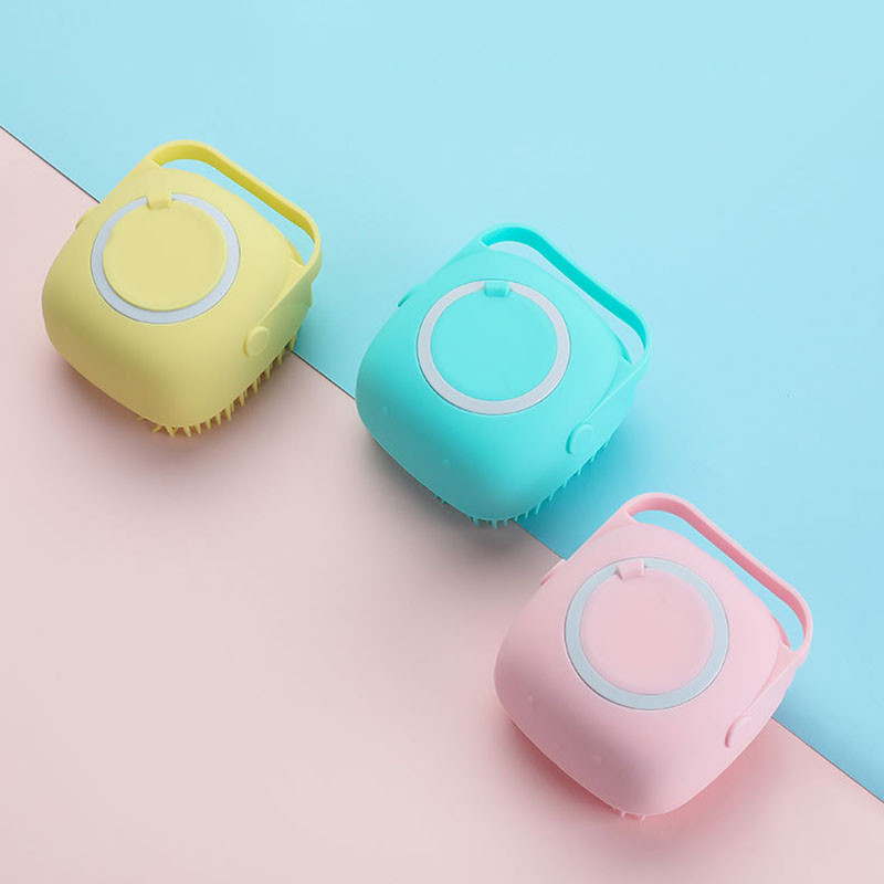 Četka za kupanje Silikonska mekana četka za čišćenje za djecu i odrasle Zaštita kože Masaža Četka za šampon za kupaonicu Alati za kupaonicu