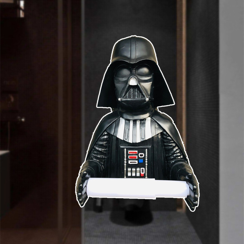 Držač maramica Crni vojnici Zidni stalak za rolu toaletnog papira Izdržljivi pribor za pohranu za kupaonicu