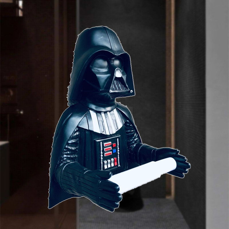 Držač maramica Crni vojnici Zidni stalak za rolu toaletnog papira Izdržljivi pribor za pohranu za kupaonicu