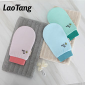 Hammam pīlinga skrubja cimdi ķermenim Divpusēji mīksti, noņemt atmirušo ādu Mitt Vannas istabas ķermeņa pīlinga sīkrīki tīrīšanas rīki