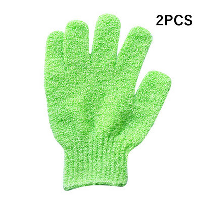 2/6 gab Pīlinga cimdi Vannas sūklis Body Dead Skin Remover Vannas istabas dušas birste Masāžas skrubis Exfoliator Magic Bathing