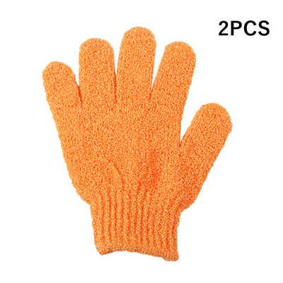 2/6 gab Pīlinga cimdi Vannas sūklis Body Dead Skin Remover Vannas istabas dušas birste Masāžas skrubis Exfoliator Magic Bathing