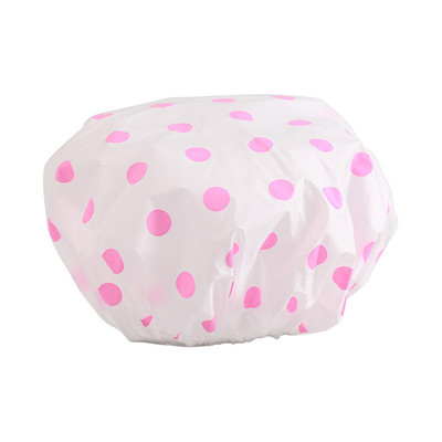 3Gb ūdensizturīga vannas cepure, biezināta ūdensnecaurlaidīga un eļļas izplūdes vāciņš Sieviešu SPA matu salonu piederumi dušas vāciņš Vannas istabas piederumi