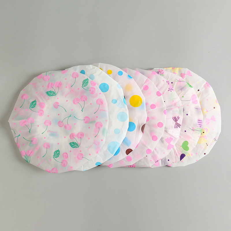 3Gb ūdensizturīga vannas cepure, biezināta ūdensnecaurlaidīga un eļļas izplūdes vāciņš Sieviešu SPA matu salonu piederumi dušas vāciņš Vannas istabas piederumi