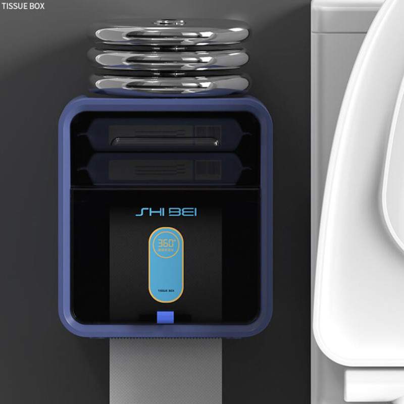 Dozator papirnatih ručnika Držač toaletnog papira Vodootporna kutija za maramice Zidni nosač Stalak za police za pohranu Kutija za pohranu papira Kupaonski proizvod