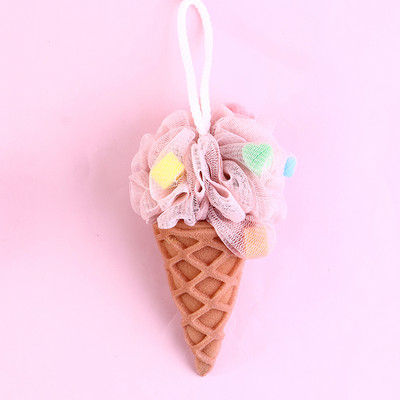 Saldējuma ķermeņa skrubera sietiņš putojošs sūklis vannas dušas sūklis, lufas pīlings skruberis vannas tīrīšanas piederumi