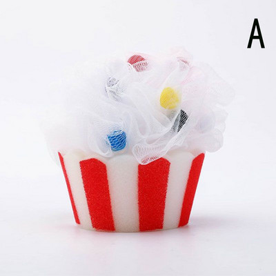 Saldējuma ķermeņa skrubera sietiņš putojošs sūklis vannas dušas sūklis, lufas pīlings skruberis vannas tīrīšanas piederumi