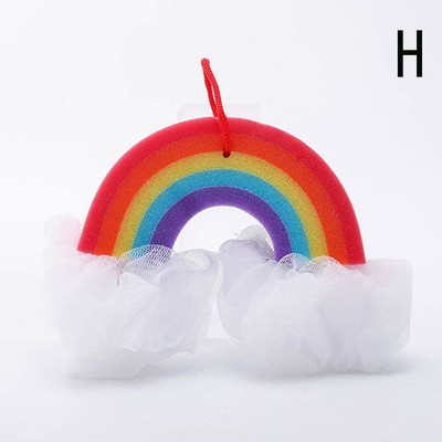 Saldējuma ķermeņa skrubera sietiņš putojošs sūklis vannas dušas sūklis, lufas pīlings skruberis vannas tīrīšanas piederumi