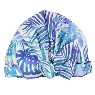 Sieviešu vīriešu dušas cepure Ūdensizturīgs elastīgs bants mezgls melns, balts svītrains dušas cepure Sieviešu guļamcepure nakts vāciņš