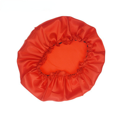 Sieviešu vīriešu dušas cepure Ūdensizturīgs elastīgs bants mezgls melns, balts svītrains dušas cepure Sieviešu guļamcepure nakts vāciņš