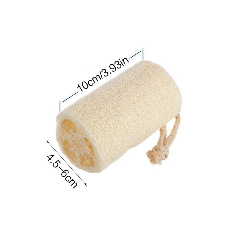 1PC Естествена луфа Luffa луфа Гъба за душ за баня Спа Скрубер за тяло ...