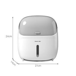 Creative tualetes papīra turētājs Ūdensnecaurlaidīgs turētājs tualetes papīram Vannas istabas tualetes papīra uzglabāšanas kaste Tualetes ruļļa turētāja robota forma