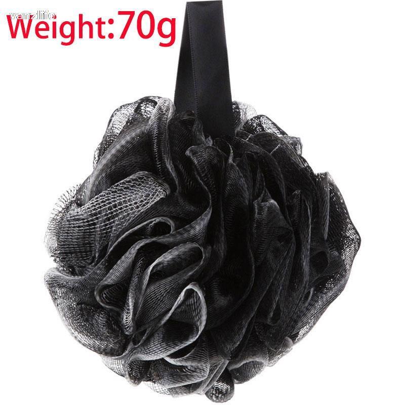 Vanzlife liela izmēra ķermeņa vannas sūkļa birstītes vanna ar dabīgu Exfoliator dušas ziedu Vannošanas sausā ķermeņa birste lufai 70g