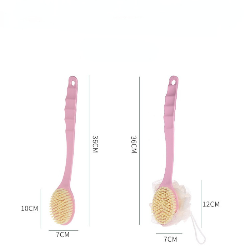 Vonios šepetys ilga rankena Nugaros kūno odos valymo šepečiai Šveičiamasis šveitimas masažuoklis Vonios kambarys Dušas Nugara SPA pėdų trynimo įrankis