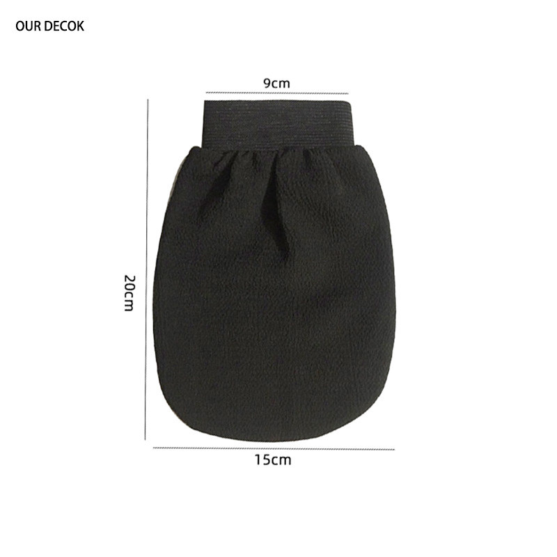 10 gab. Divpusējs Hammam Scrub Mitt Magic pīlings cimds pīlings iedeguma noņemšanai