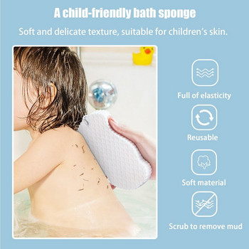 Esponja Exfoliante Scrub Sponge Bath Exfoliating Мека гъба Body Scrubber Душ Четка Body Skin Cleaner Dead Skin Remover
