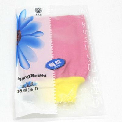 1PC Crveno Zelena Koreja Italija Piling ručnik za tijelo Rukavica za glatku kožu Ekstremna udobnost Sredstvo za tuširanje Čistač za kupanje Ručnik za piling