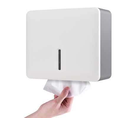 Sienas papīra dvieļu dozators Daudzkārt saliekams roku dvieļu salvešu turētājs ar atslēgas slēdzeni vannas istabai virtuvei guļamistabai
