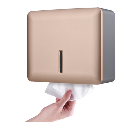 Sienas papīra dvieļu dozators Daudzkārt saliekams roku dvieļu salvešu turētājs ar atslēgas slēdzeni vannas istabai virtuvei guļamistabai