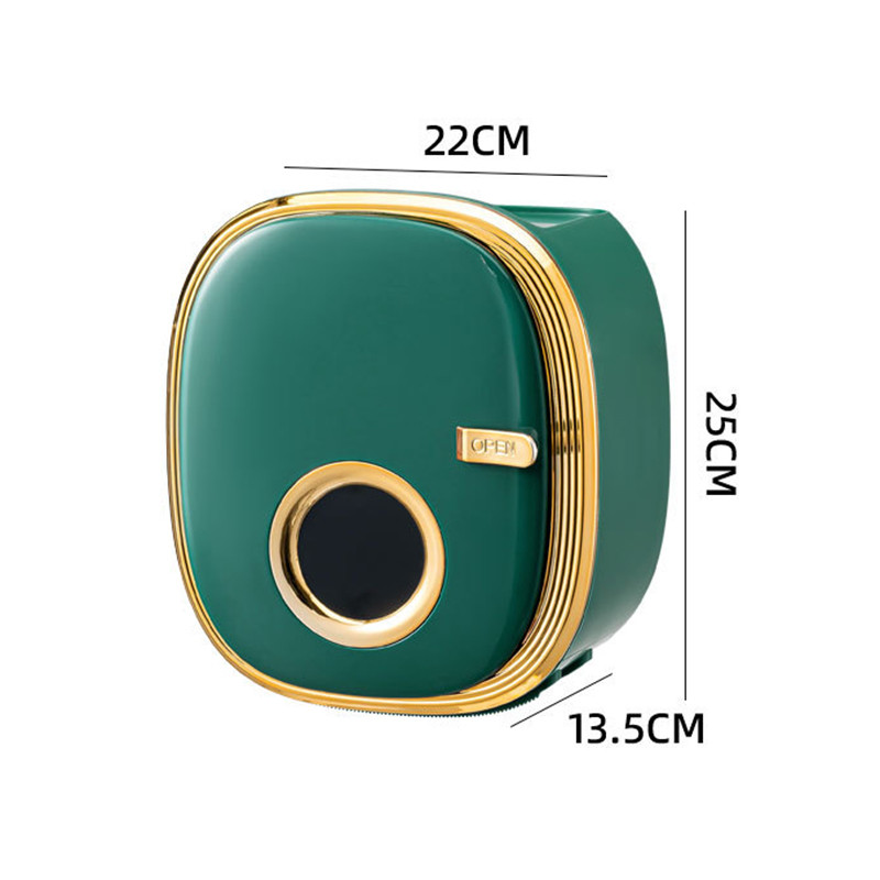 Kutija za kupaonske maramice Viseći na zid Kutije za toalet bez bušenja Rola Stalak za papir Držač za pohranu Stalak Dodaci za kupaonski organizator