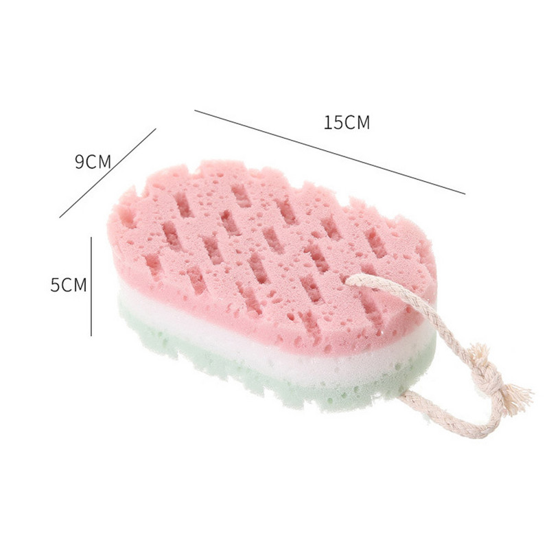 Soft Sponge Body Scrubber Bath Exfoliating Scrub Sponge dušas birste ķermeņa ādas tīrīšanas līdzeklis atmirušās ādas noņemšanai