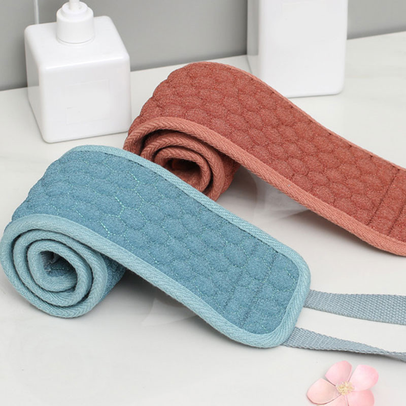 Uus naturaalne pehme kooriv loofah seljarihm vannirätik dušš Massaaž Spa koorija käsn Keha naha tervise puhastamine