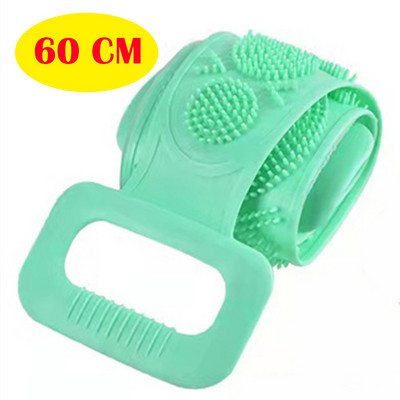 Ķermeņa skruberis Berzes Muguras Pīlings Masāža Dušas Pagarināts Skruberis Ādas Tīrīšanas Birstes Ķermeņa Sūklis Silikona Sukas Vannas dvieļi