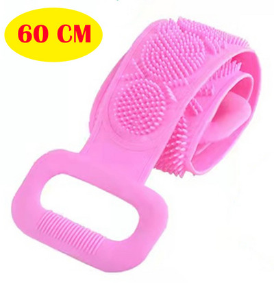 Ķermeņa skruberis Berzes Muguras Pīlings Masāža Dušas Pagarināts Skruberis Ādas Tīrīšanas Birstes Ķermeņa Sūklis Silikona Sukas Vannas dvieļi