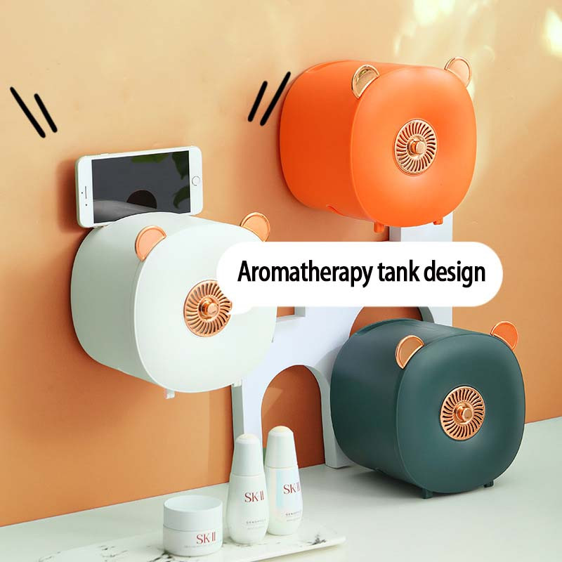 Tualetes papīra turētāja statīvs pie sienas stiprināms papīra dvieļu dozatora turētājs Ūdensnecaurlaidīgs salvešu kastes tualetes ruļļa turētājs tualetes papīram