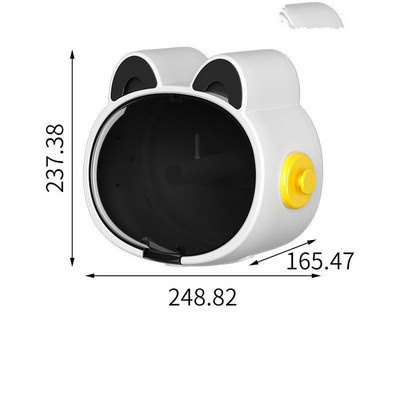 Pie sienas stiprināma auduma kaste Vannas istabas tualete ūdensnecaurlaidīga rullopapīra uzglabāšanas statīvs Vannas istabas piederumi Salle De Bain
