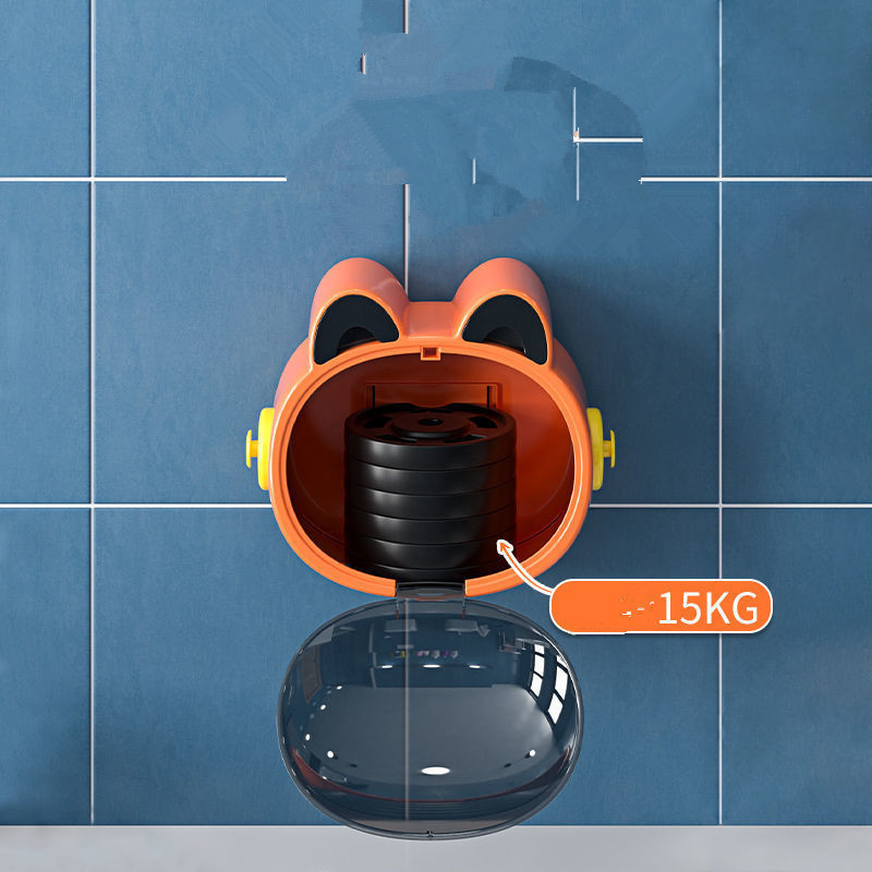 Pie sienas stiprināma auduma kaste Vannas istabas tualete ūdensnecaurlaidīga rullopapīra uzglabāšanas statīvs Vannas istabas piederumi Salle De Bain