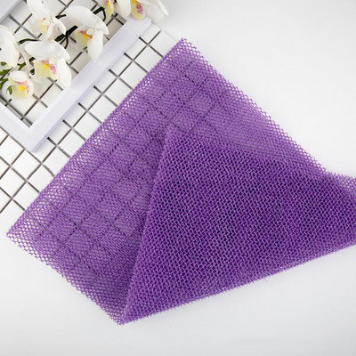 1 burete plasă africană, 30x80 cm plasă de exfoliere africană pentru spălare, plasă de spălat, cârpă de spălat lungă pentru baie, plasă de duș