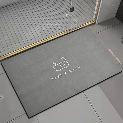 Super upijajuća prostirka za kupaonicu Gumena kupaonska prostirka Neklizajuća Ulazna prostirka Nappa koža Podne prostirke WC tepih Kuhinjske prostirke