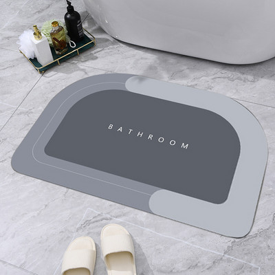 Super upijajuća prostirka za kupaonicu Gumena kupaonska prostirka Neklizajuća Ulazna prostirka Nappa koža Podne prostirke WC tepih Kuhinjske prostirke
