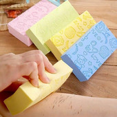 Magic Bath Sponge kooriv/surnud nahka eemaldav käsn Keha massaaž Puhastus dušihari Vannitööriistad Vannituba lastele Täiskasvanutele