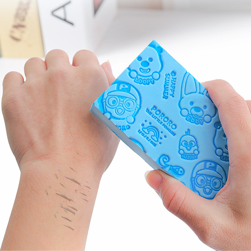 Magic Bath Sponge pīlings/atmirušās ādas noņemšanas sūklis ķermeņa masāžas tīrīšana dušas birste Vannas rīki Vannas istaba bērniem Pieaugušajiem